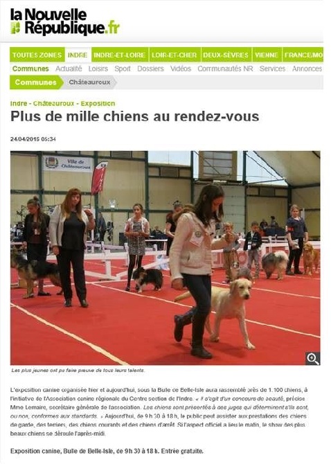 De L'etang Des Vignerons - Quelle belle surprise en découvrant le journal de CHATEAUROUX